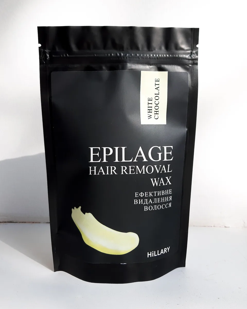Гранули для епіляції Hillary Epilage White Chocolate, 200 г