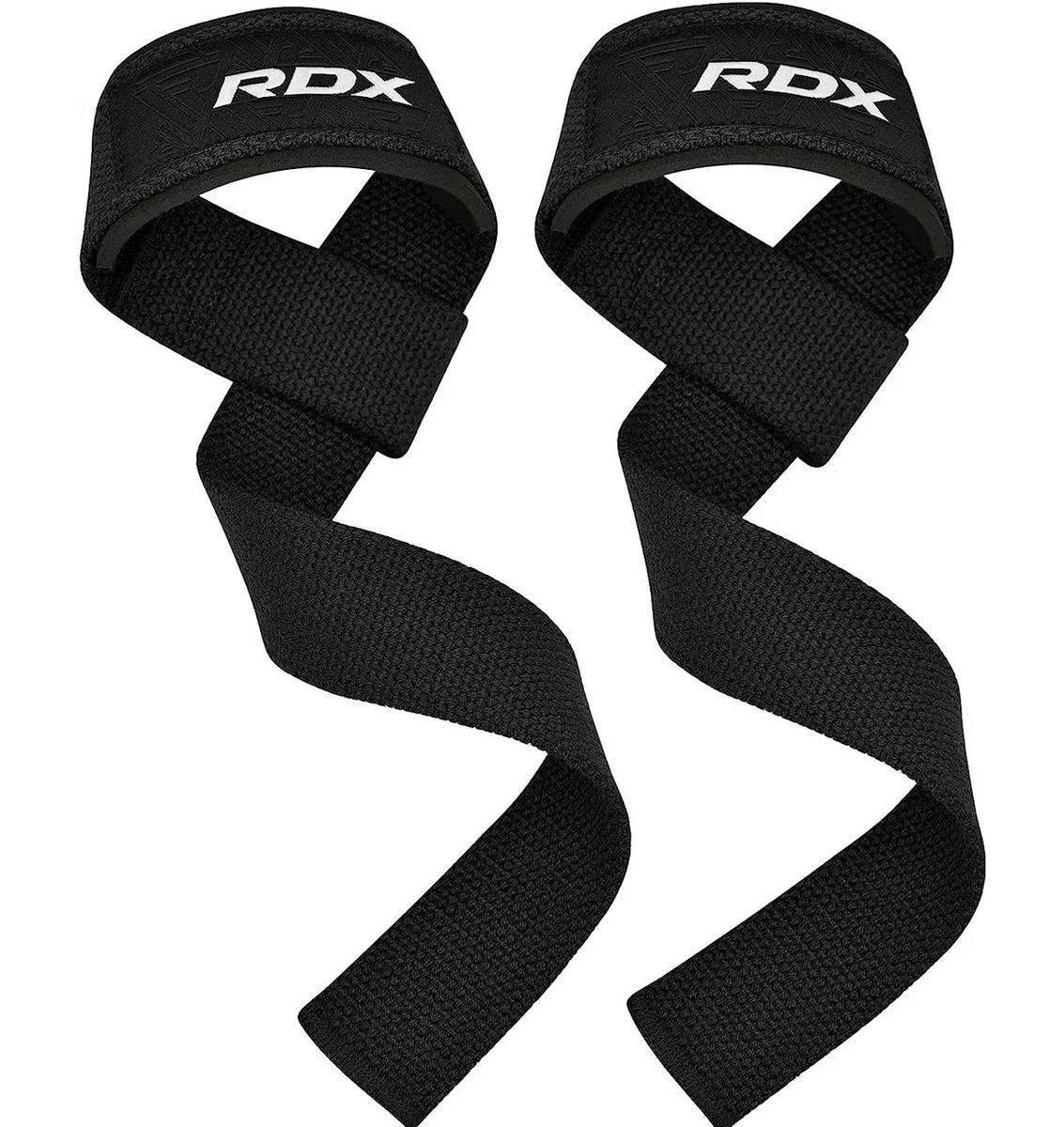 Лямки для тяги RDX Inc Бавовна 20,5х1,5 см Чорні