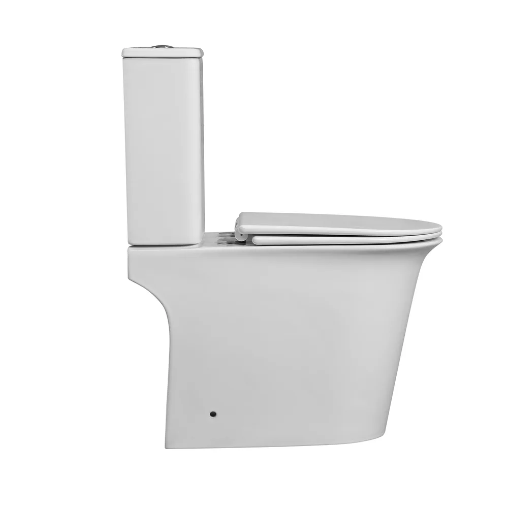 Унітаз-компакт MIXXUS санітарна порцеляна 630х350х795 мм білий RIMLESS