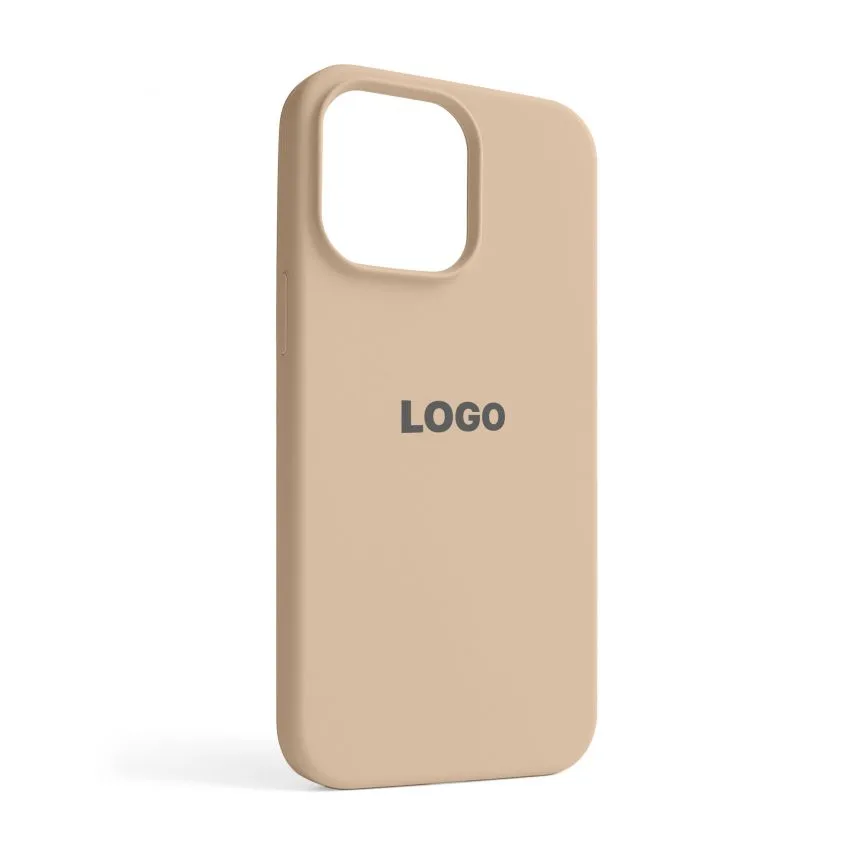 Чохол Silicone Case для Apple iPhone 14 Pro Max силіконовий бежевий
