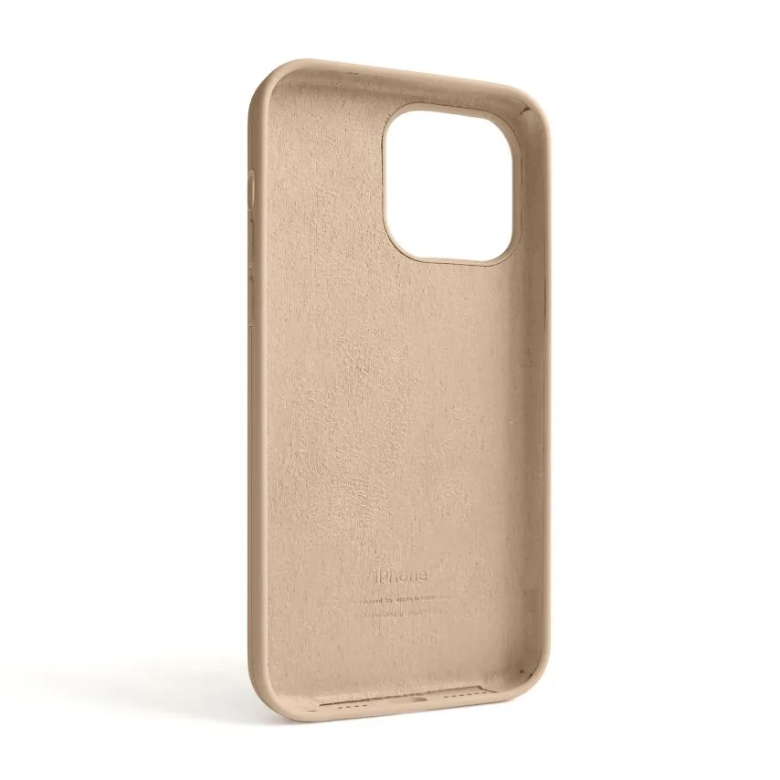 Чохол Silicone Case для Apple iPhone 14 Pro Max силіконовий бежевий