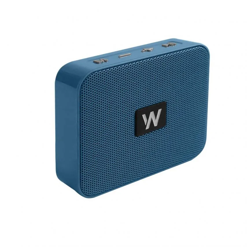 Портативна колонка WALKER Bluetooth 5Вт 45 мм 86,5х72,3х31,6 мм Синя