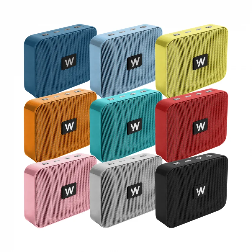 Портативна колонка WALKER Bluetooth 5Вт 45 мм 86,5х72,3х31,6 мм Синя