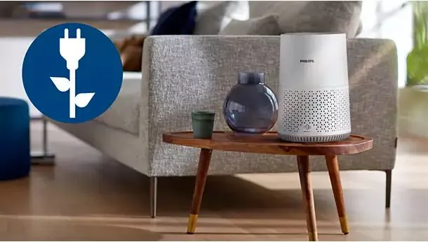 Очищувач повітря Philips 600i, для приміщень до 40 м2, продуктивність 170 м3/год, з дисплеєм, HEPA-фільтром, Wi-Fi, 3 режимами роб