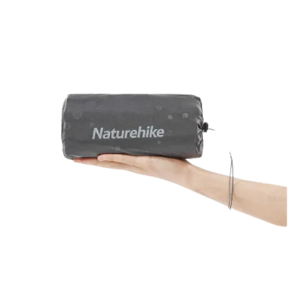 Матрац надувний туристичний Naturehike нейлон 183х58х7 см зелений
