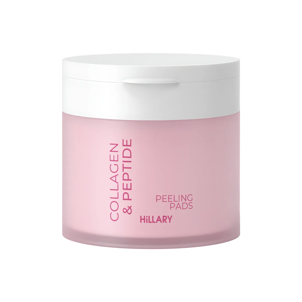 Отшелушивающие тонер-пады Hillary Collagen & Peptide 60 шт для очищения и пилинга кожи с коллагеном и пептидами.