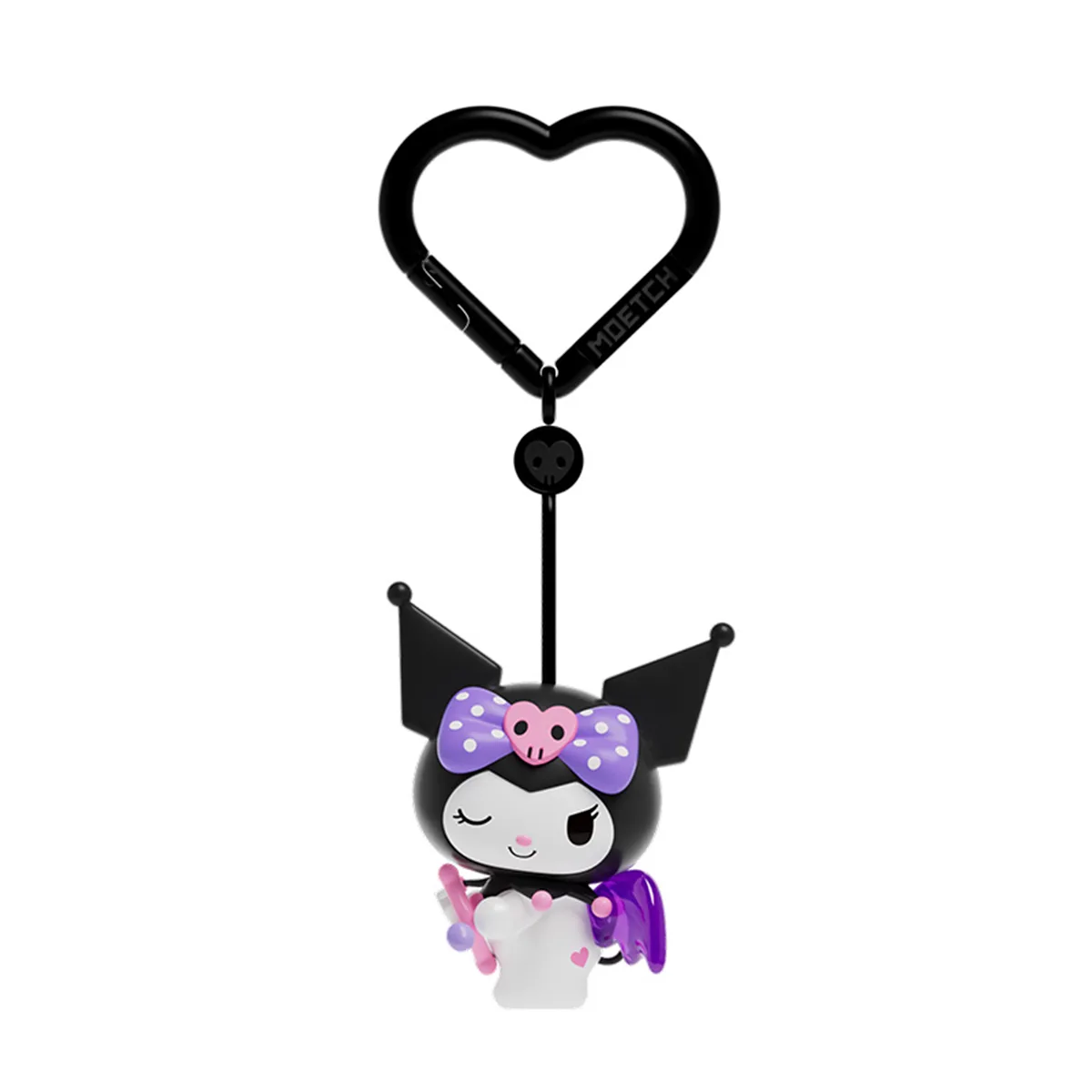 Механічна іграшка Pop Top Kuromi My Melody 8 см Полівінілхлорид Рожевий