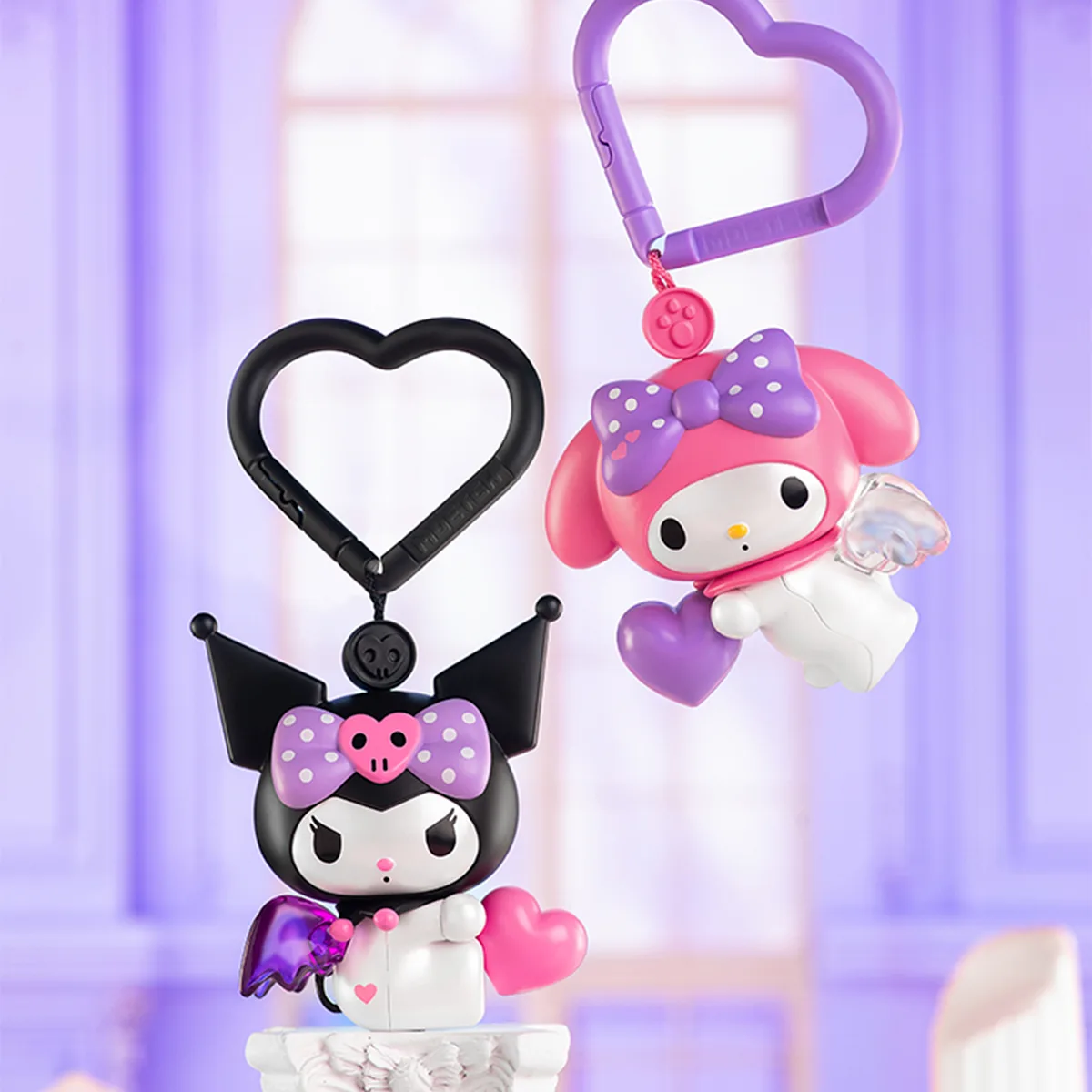 Механічна іграшка Pop Top Kuromi My Melody 8 см Полівінілхлорид Рожевий
