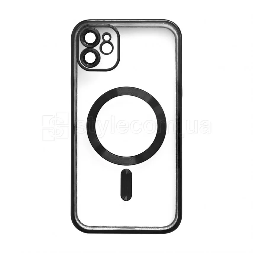 Чохол MagSafe для Apple iPhone 11 пластик силікон чорний