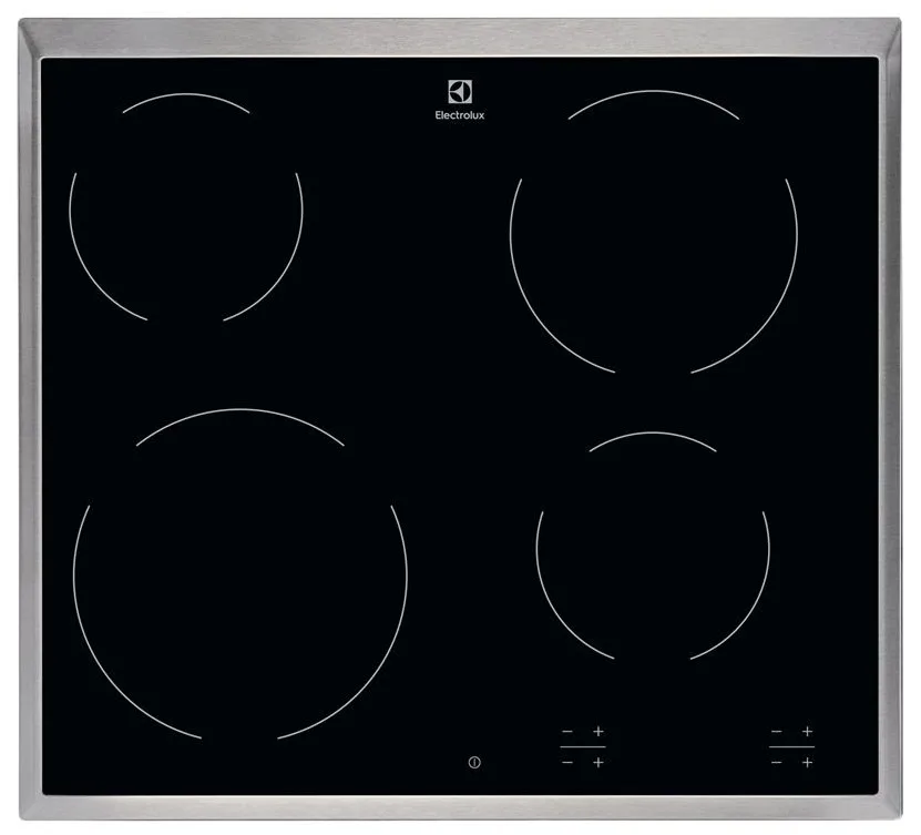 Варильна поверхня Electrolux електрична склокерамічна 60см чорна сенсорна для кухні приготування їжі