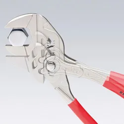 Кліщі переставні KNIPEX хромовані 180мм 0-40мм з ергономічними рукоятками