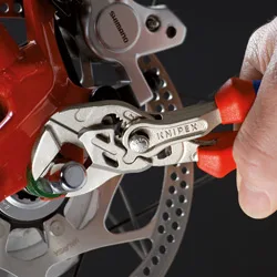 Кліщі переставні KNIPEX хромовані 180мм 0-40мм з ергономічними рукоятками