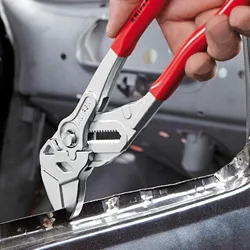 Кліщі переставні KNIPEX хромовані 180мм 0-40мм з ергономічними рукоятками