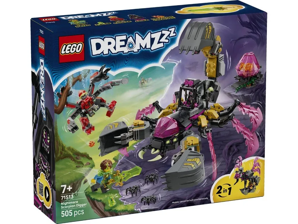 Конструктор LEGO DREAMZzz  Кошмарний землекоп-скорпіон