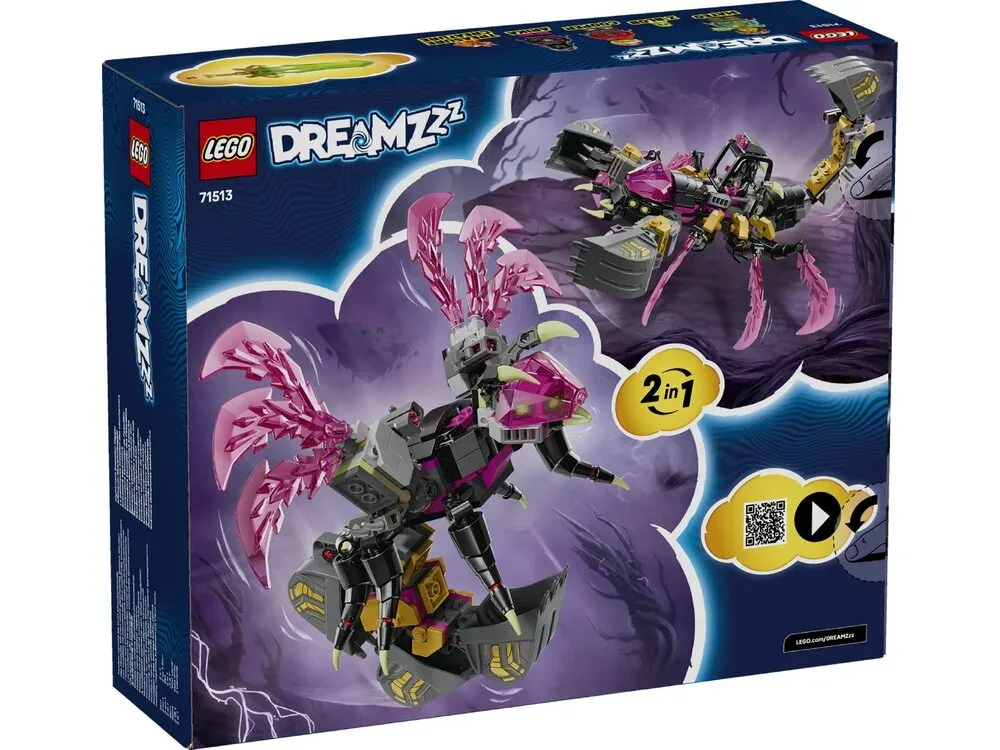 Конструктор LEGO DREAMZzz  Кошмарний землекоп-скорпіон