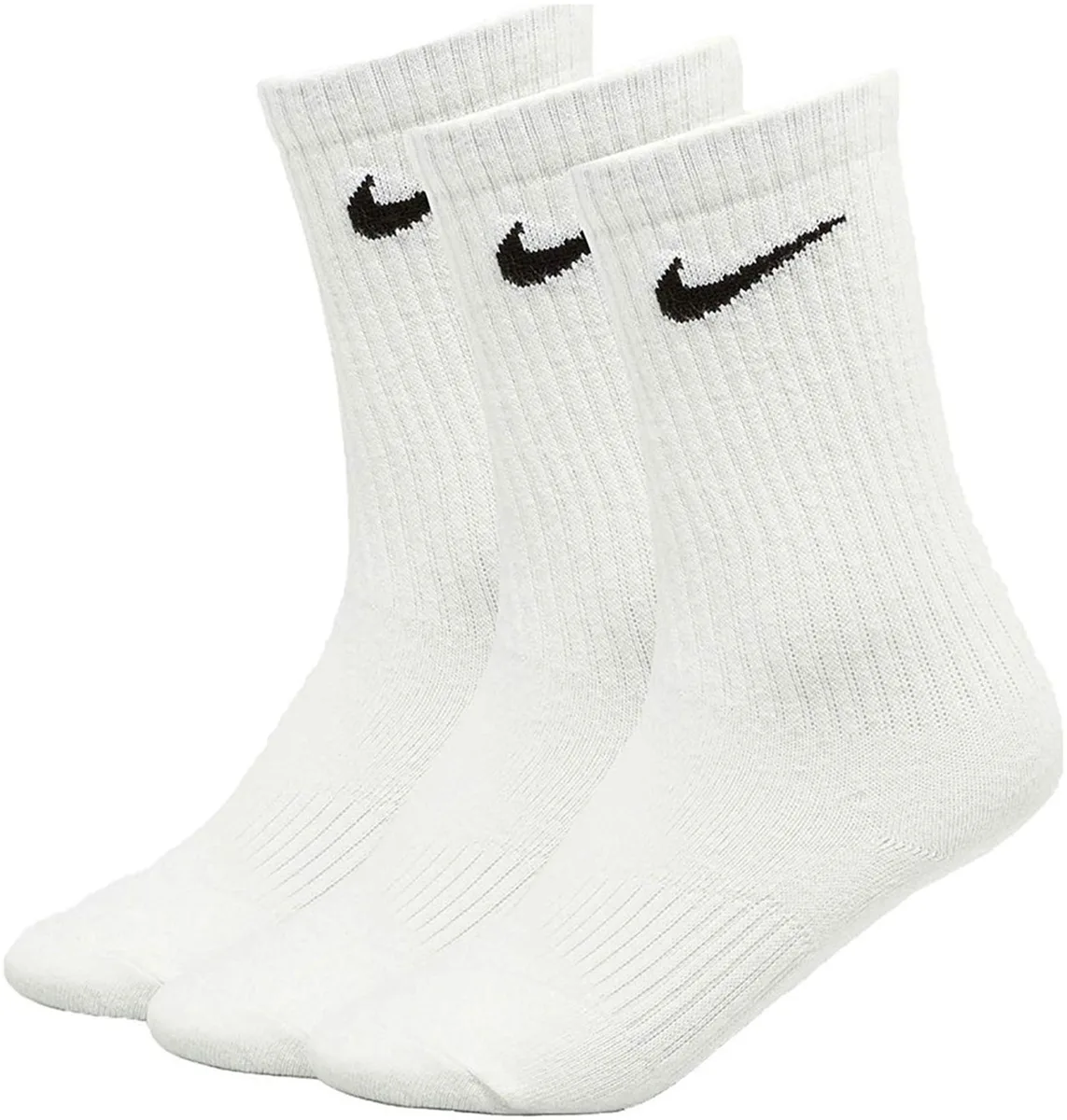 Шкарпетки Nike бавовна 46-50 білий 3 пари