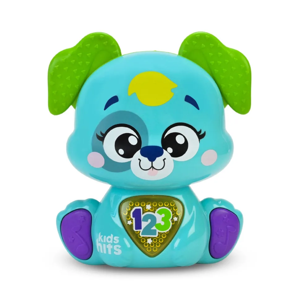 Интерактивная музыкальная игрушка Kids Hits щенок из безопасного материала зелёный