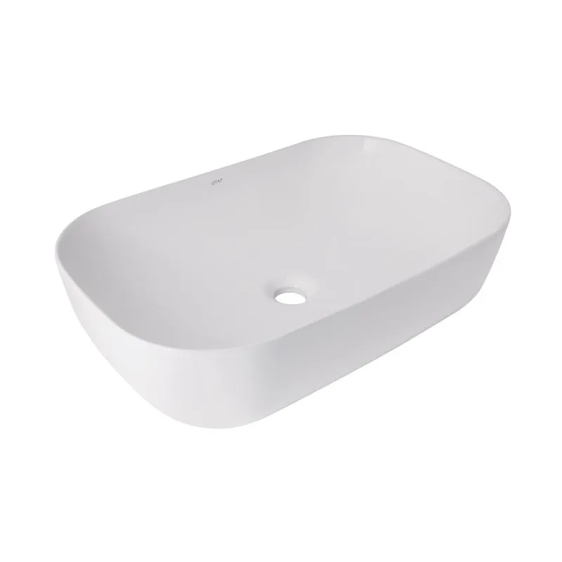 Раковина-чаша Qtap Robin 600x390 мм керамічна біла накладна
