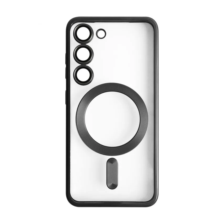 Чохол MagSafe для смартфонів матовий чорний пластик силікон