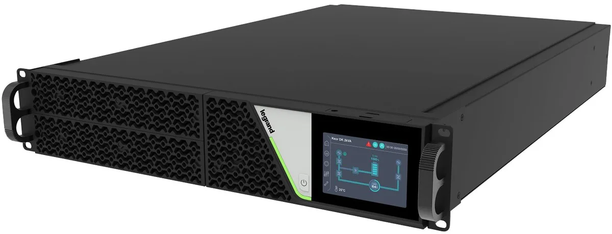 ДБЖ KEOR DK 2кВт/2кВА 440x88(2U)x640мм з батареями, час резервування 10 хвилин