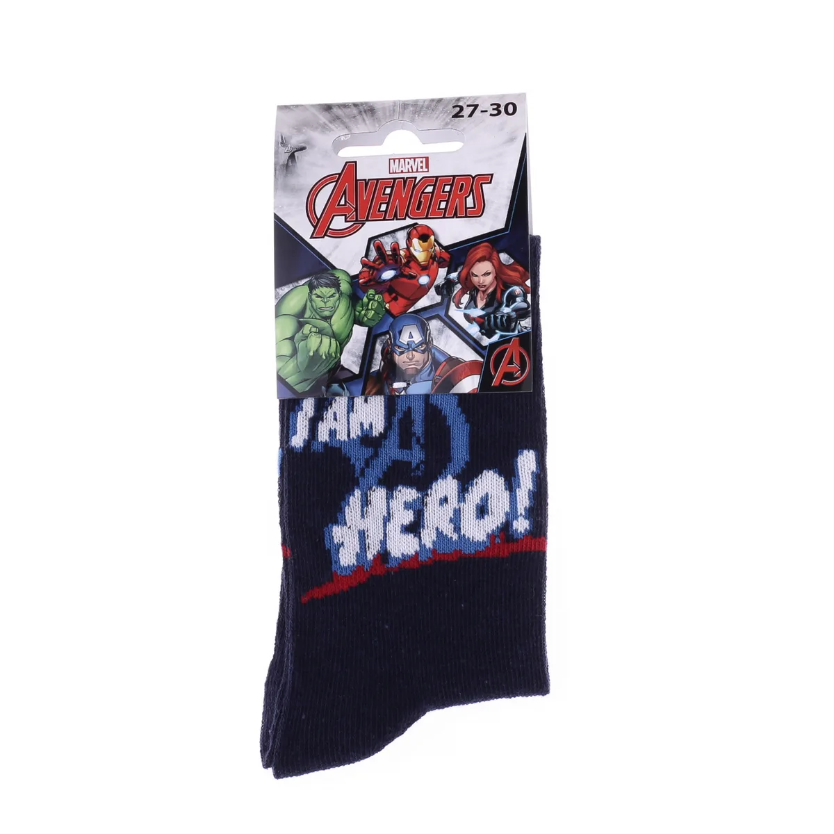Шкарпетки MARVEL 65% бавовна 27-30 синій