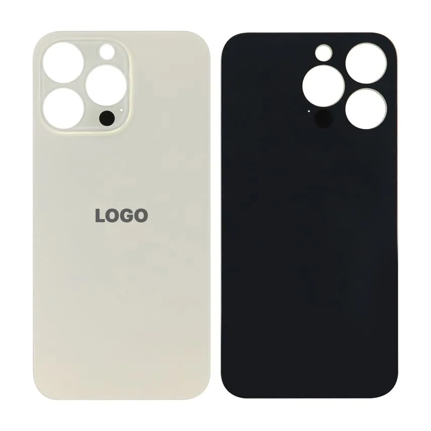 Задня кришка Apple золотий Original Quality 13 Pro великий виріз під камеру