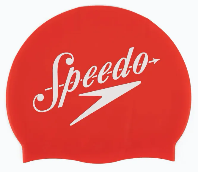Шапка для плавання SPEEDO силікон OSFM червоний білий
