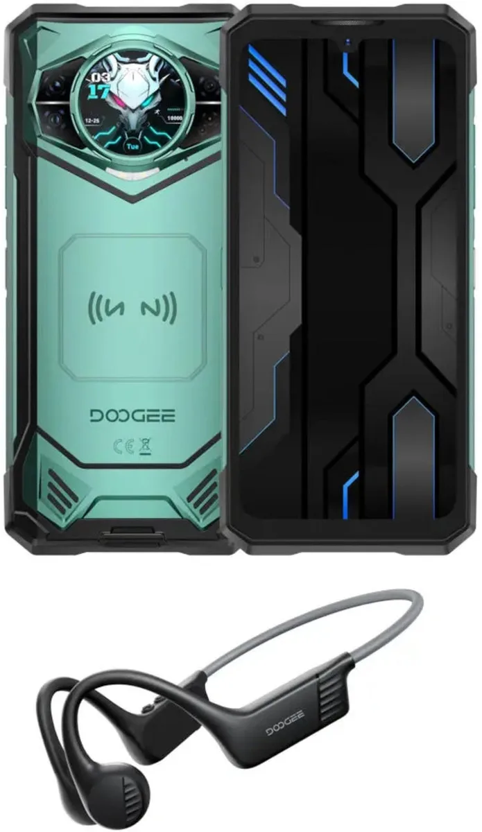 Смартфон Doogee 6,72" 12ГБ 512ГБ 2SIM 10100мАгод зелений