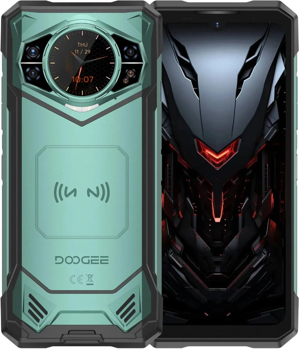 Смартфон Doogee 6,72" 12ГБ 512ГБ 2SIM 10100мАгод зелений