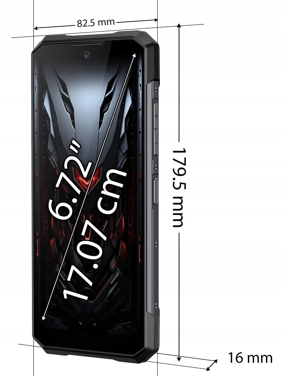 Смартфон Doogee 6,72" 12ГБ 512ГБ 2SIM 10100мАгод зелений