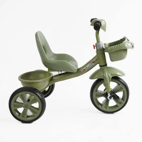 Велосипед 3-х колісний Best Trike для дітей із кошиком сталева рама гумовий грипс