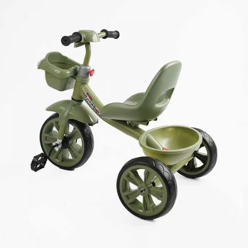 Велосипед 3-х колісний Best Trike для дітей із кошиком сталева рама гумовий грипс