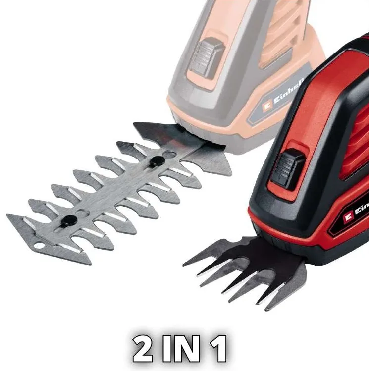 Аккумуляторные ножницы Einhell GC-CG 36/70 Li WT, 36 В, 1x2 А·час, 7/11 см, шаг реза 8 мм, вес 08 кг