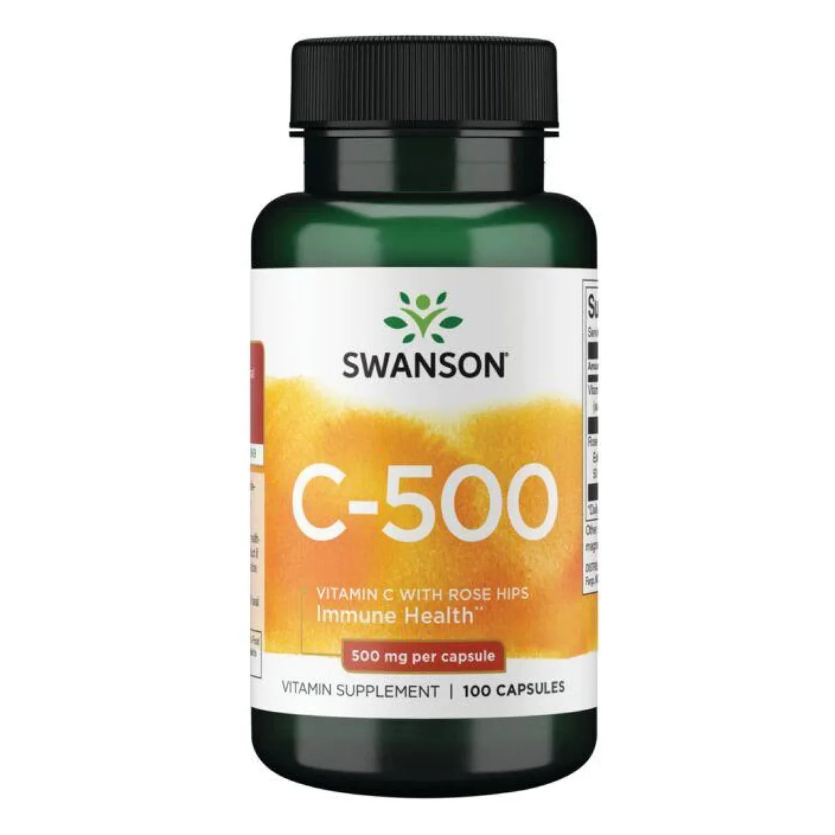 Вітамін C з шипшини Swanson 500 мг 100 капсул