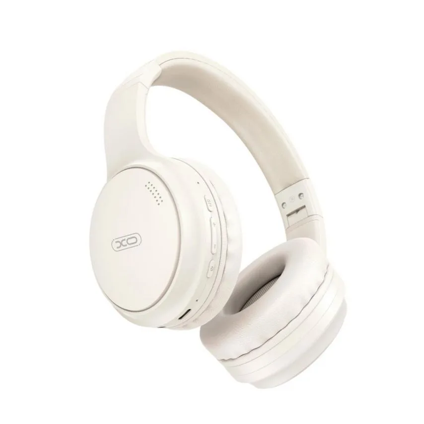 Навушники Bluetooth XO шкірозамінник 160х180х85 мм білий