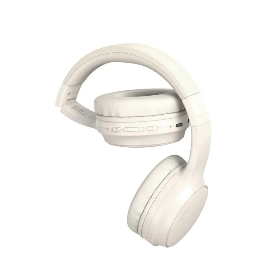 Навушники Bluetooth XO шкірозамінник 160х180х85 мм білий