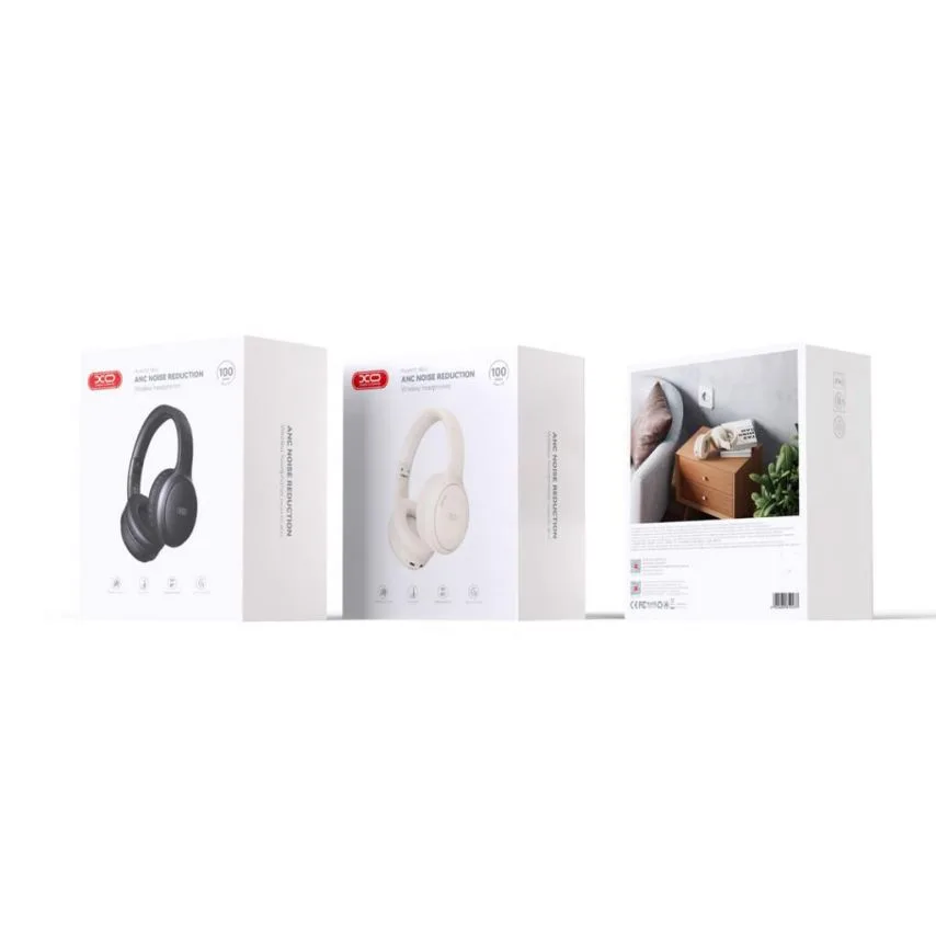 Навушники Bluetooth XO шкірозамінник 160х180х85 мм білий