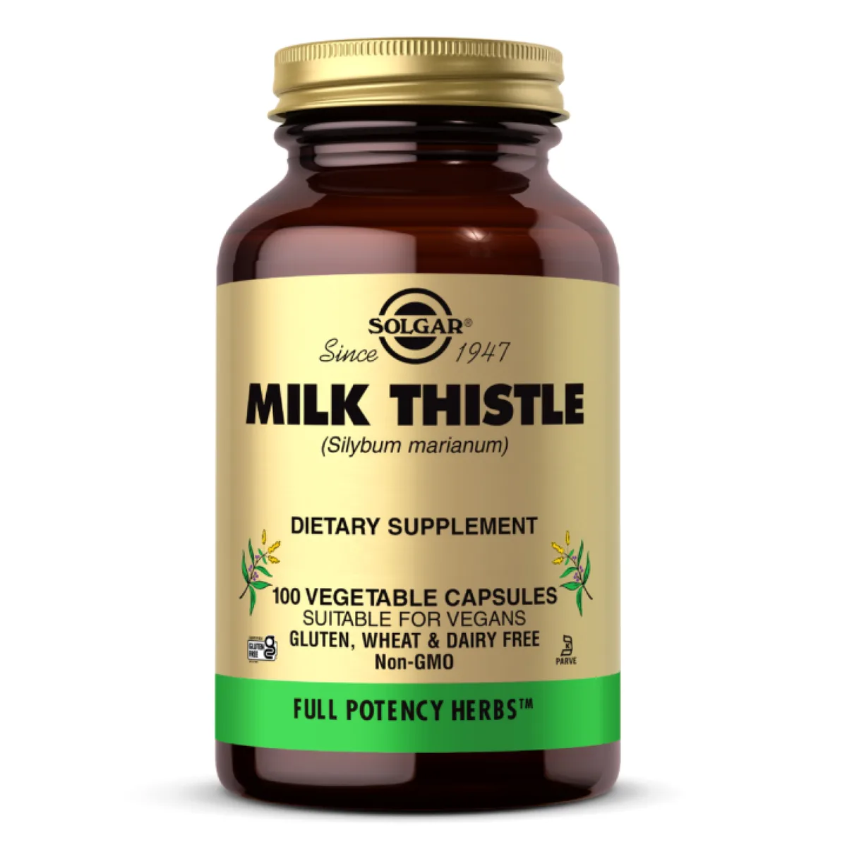 Solgar FP Milk Thistle екстракт 100 капсул рослинні екстракти
