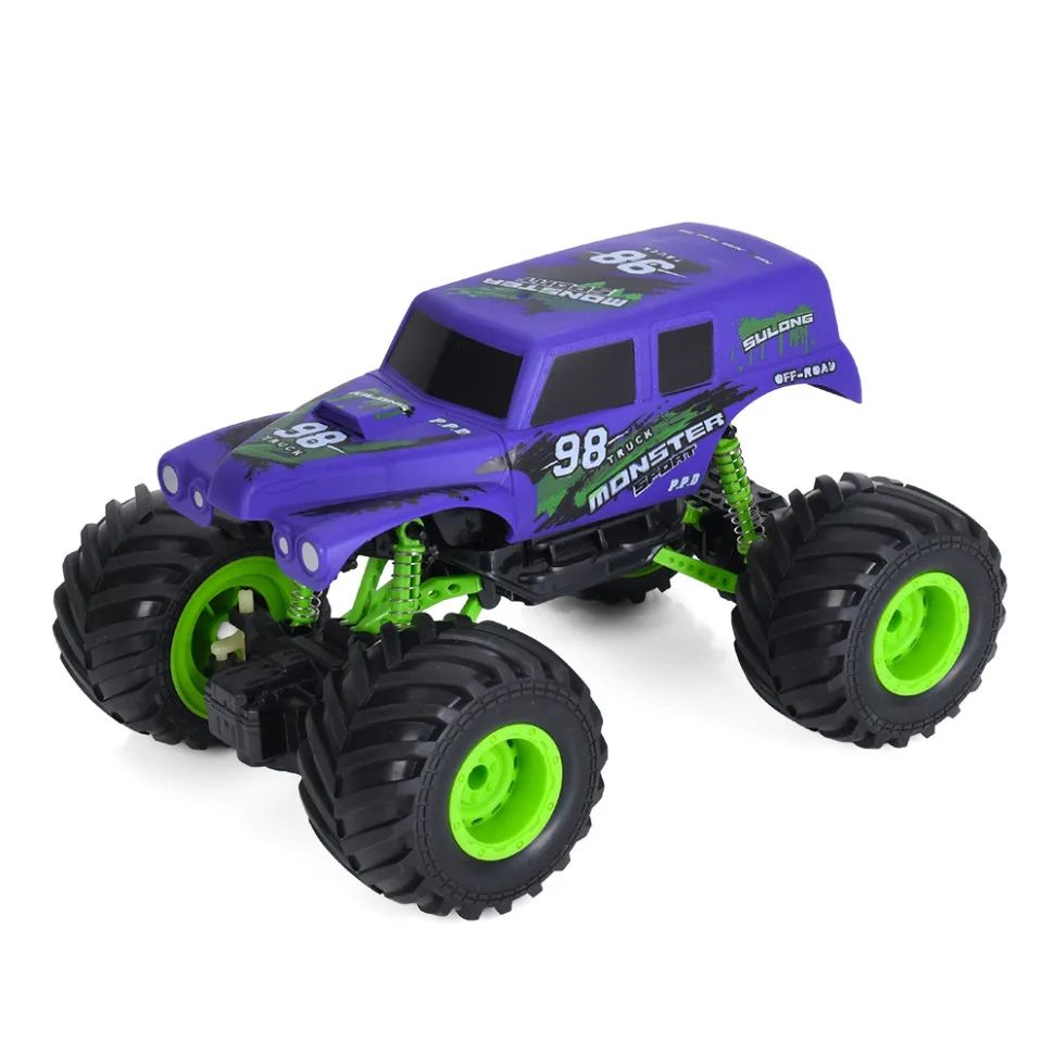 Джип на радіоуправлінні Sulong Toys надувні колеса 1:20 зелений