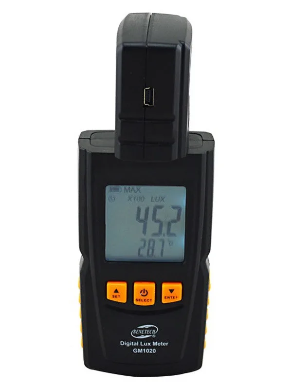 Люксметр-термометр Benetech GM1020 200000 люкс кремній USB