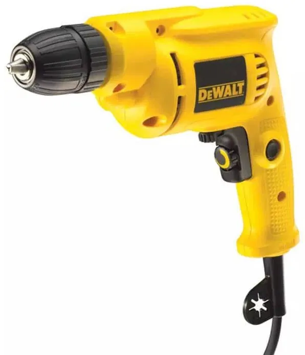 Дриль DeWalt 550Вт, 7.9Нм, 0-2800об/хв, патрон 10мм, вага 1.34кг.