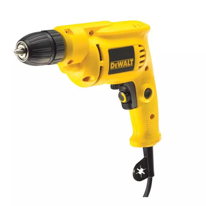 Дриль DeWalt 550Вт, 7.9Нм, 0-2800об/хв, патрон 10мм, вага 1.34кг.