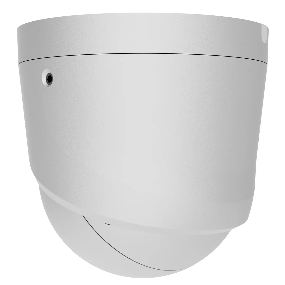 IP-Камера дротова Ajax TurretCam HL white, 5мп, 4мм, гібридне підсвічування IR 50м, білий Led 50м, Poe, True WDR, IP 65, ІЧ 50м, аудіо, 75° до 85°, купольна, біла