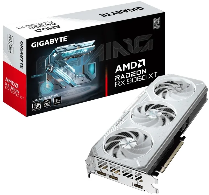 Відеокарта GIGABYTE 16GB GDDR6 PCI-E x16 5.0 біла