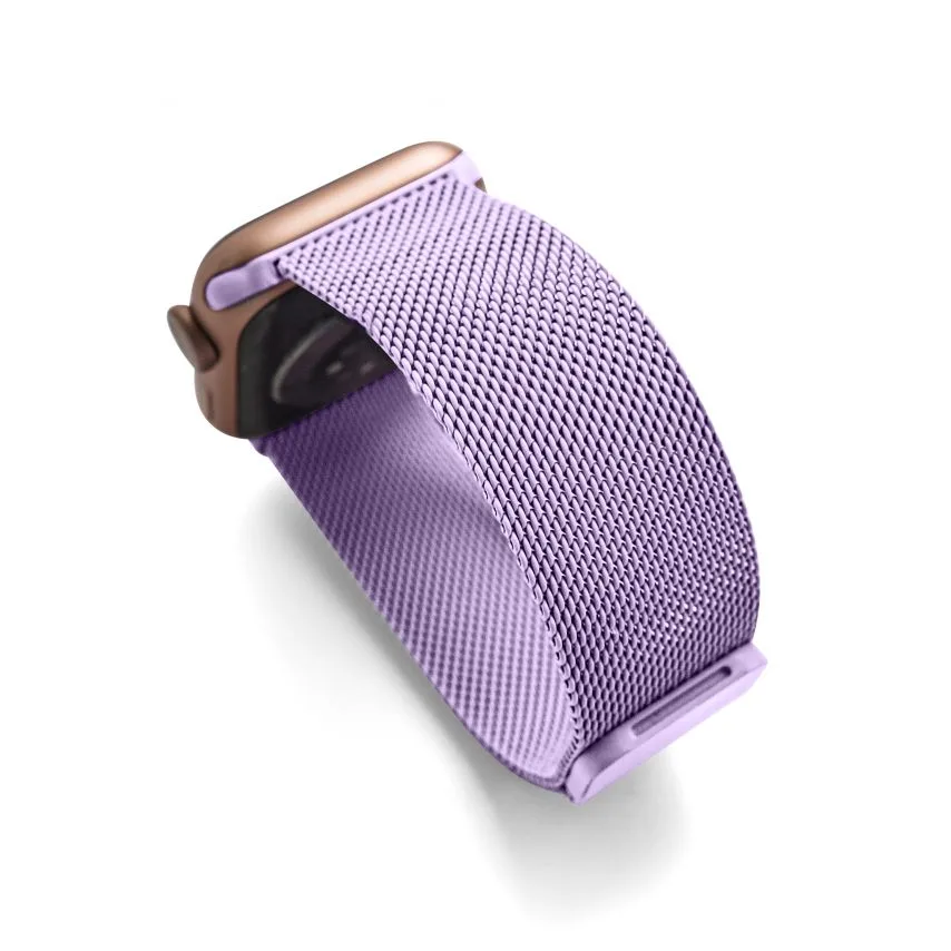 Ремінець для Apple Watch міланська петля метал 38-40 мм світло-фіолетовий
