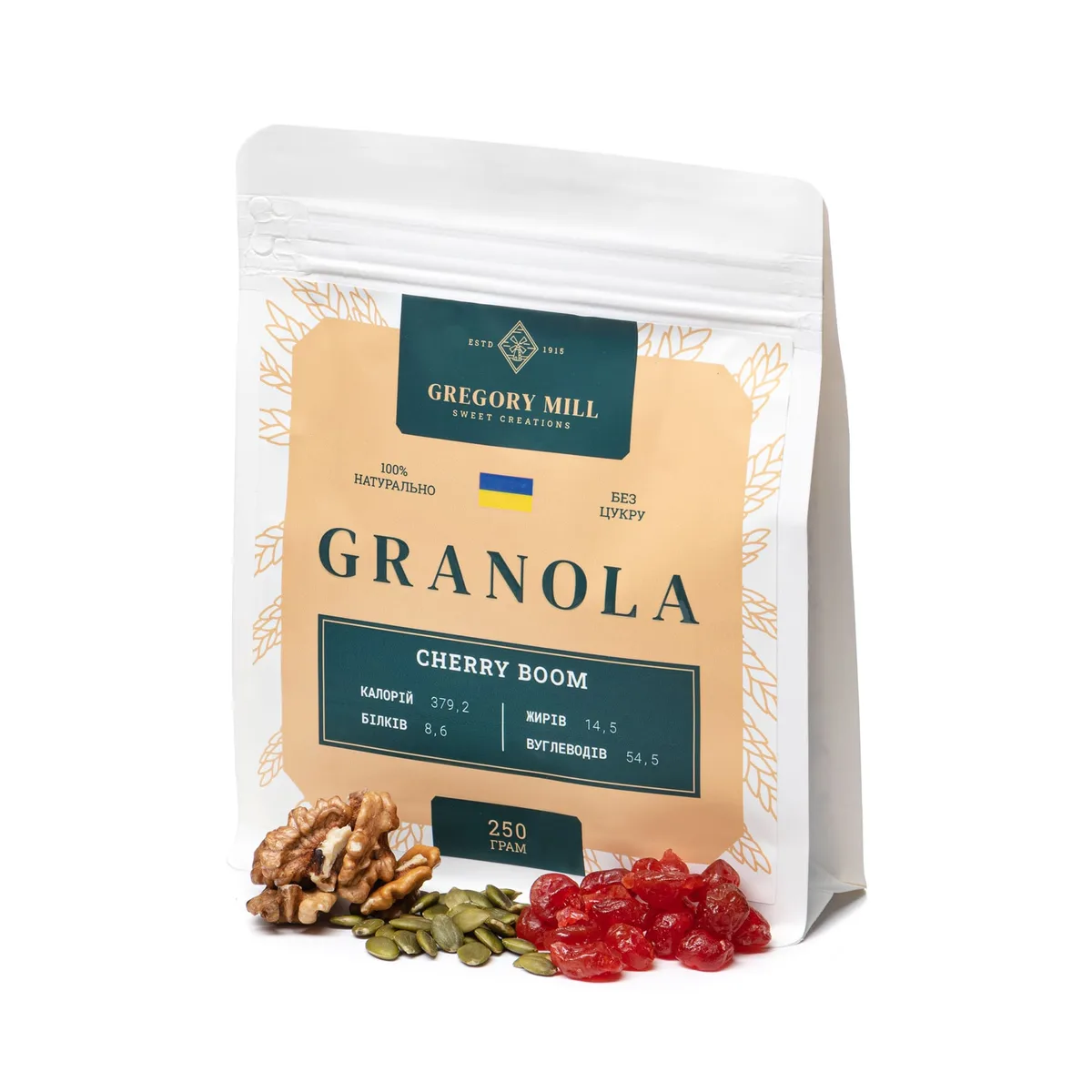 Гранола Gregory Mill Cherry Boom, 250 г