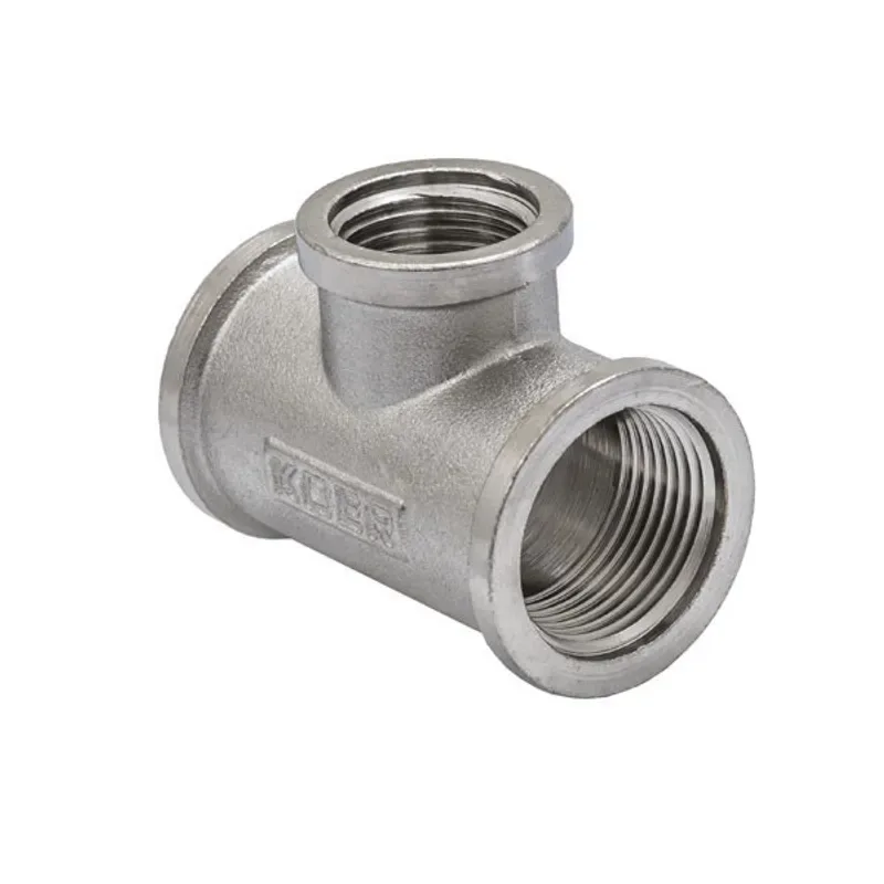 Трійник редукційний KOER латунний 3/4"х1/2" сталевий