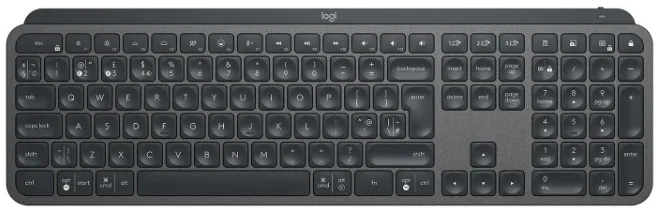 Клавіатура LOGITECH Мембранна Бездротова Bluetooth 430х132х20 мм Сіра