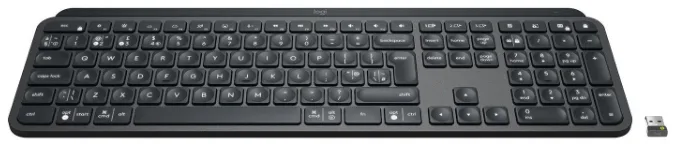 Клавіатура LOGITECH Мембранна Бездротова Bluetooth 430х132х20 мм Сіра
