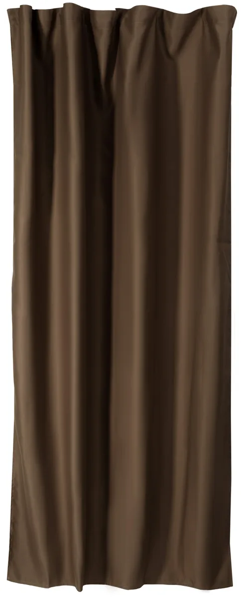 Штора ARDESTO 150x270 см, затемнююча, 100% поліестер, коричнева.